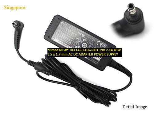 *Brand NEW* 613162-001 DELTA 19V 2.1A 40W 3.5 x 1.7 mm AC DC ADAPTER POWER SUPPLY